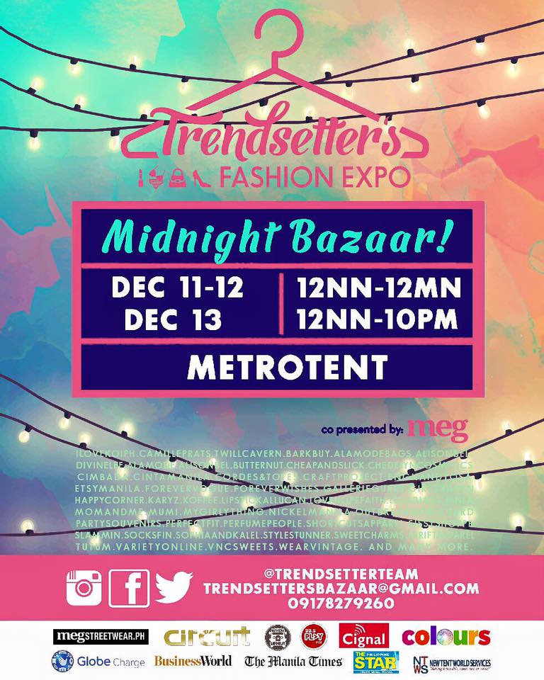 Trendsetter's Midnight Bazaar @ Metrotent December 2015