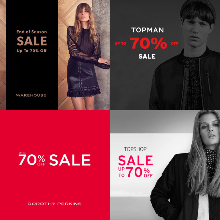 Topman, Dorothy Perkins, and Warehouse Sale 2016 Manila On Sale