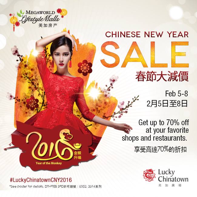 Lucky Chinatown Mall Chinese New Year Sale February 2016