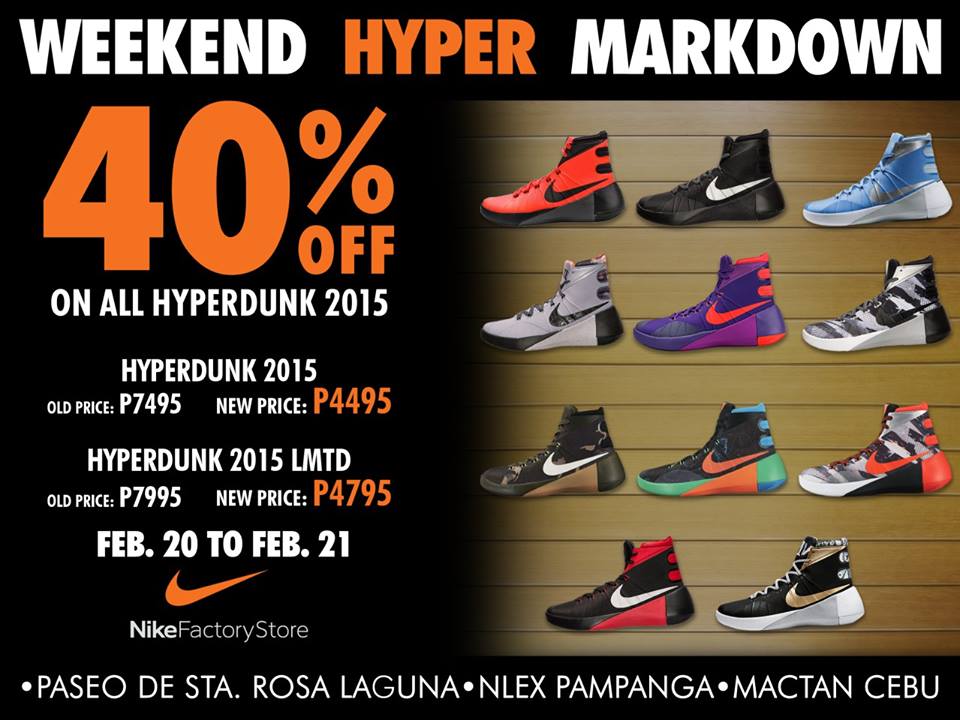 Nike Factory Store Weekend Hyper Markdown Manila On Sale