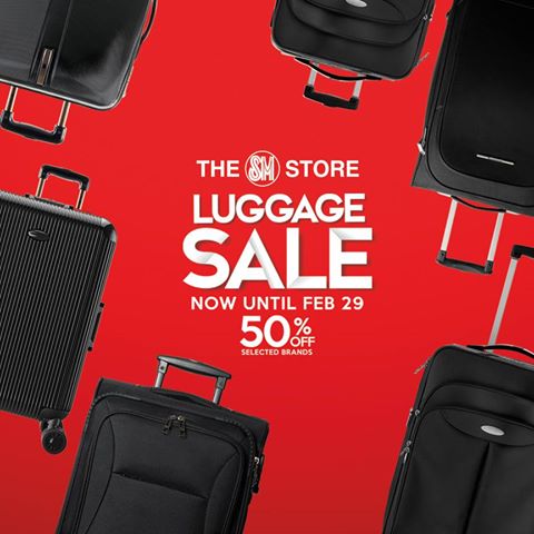 The SM Store Luggage Sale February 2016