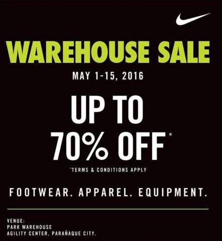nike warehouse sale