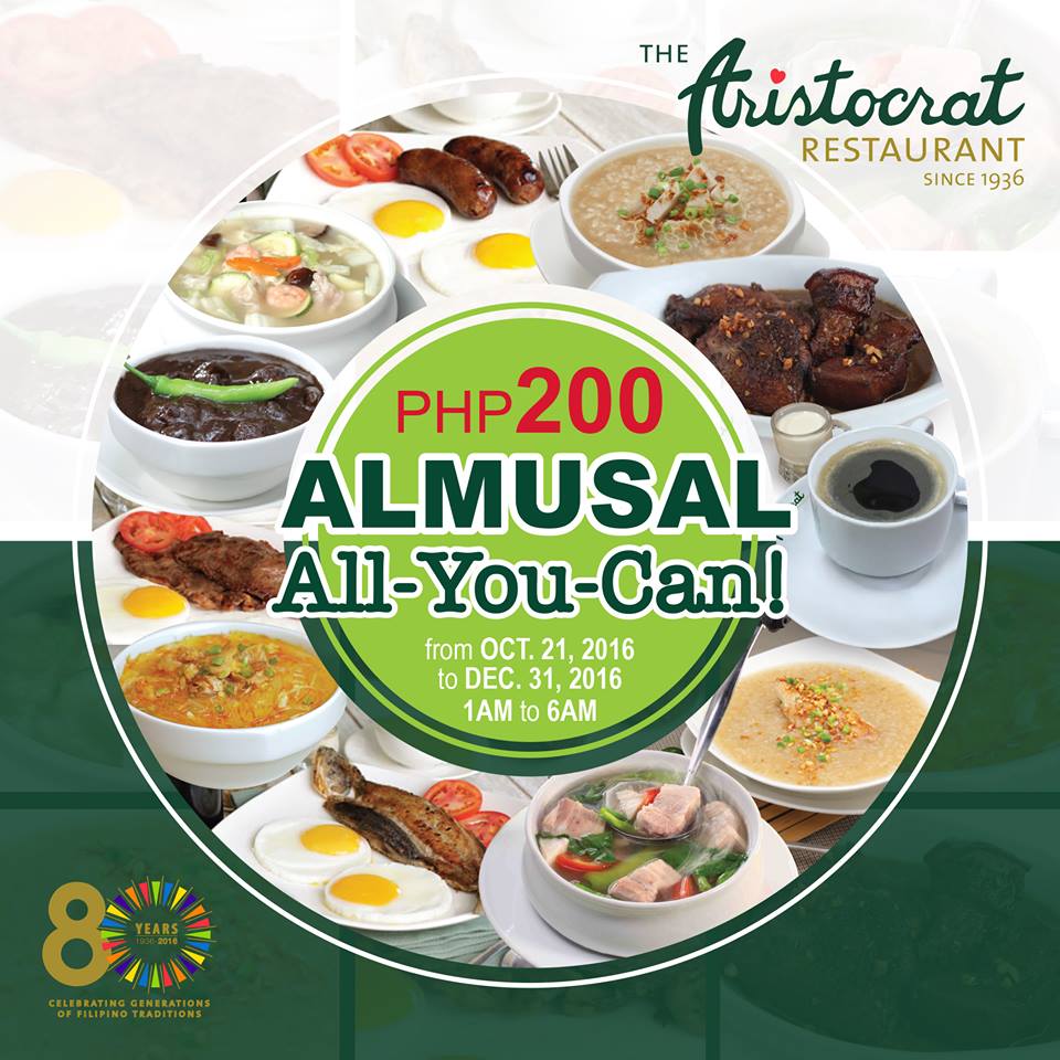 Aristocrat Almusal All You Can | Manila On Sale