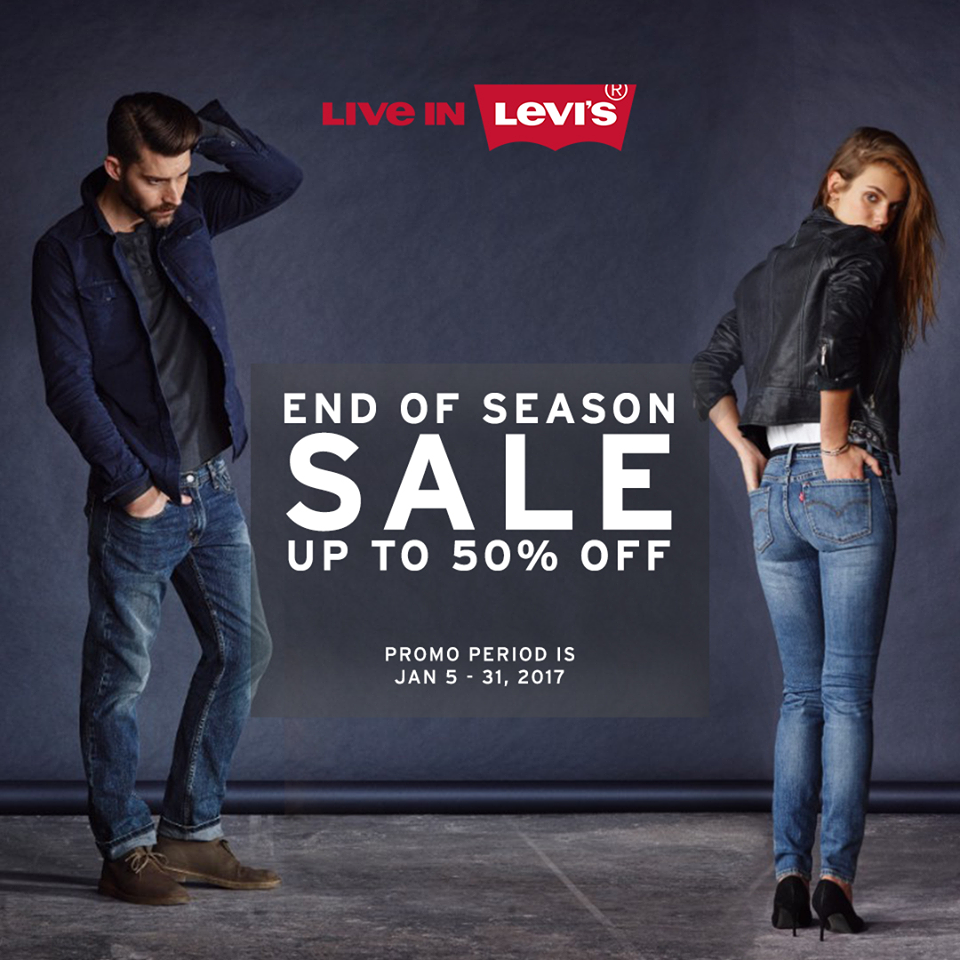 Levi's End of Season Sale: January 10-31, 2017 | Manila On Sale