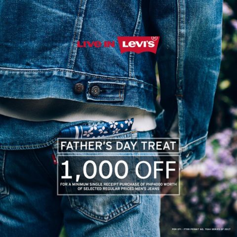 Father's Day Promo: Php1000 Off Levi's Jeans! | Manila On Sale