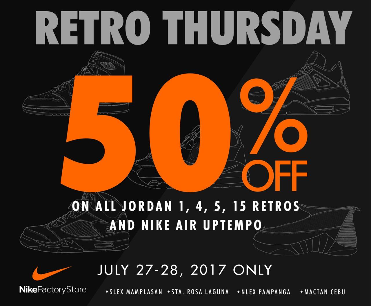 nike up to 50 off