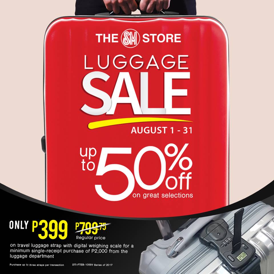 The SM Store Luggage Sale #travelgoals | Manila On Sale 2020