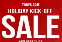 Toby’s Sports Holiday Sale
