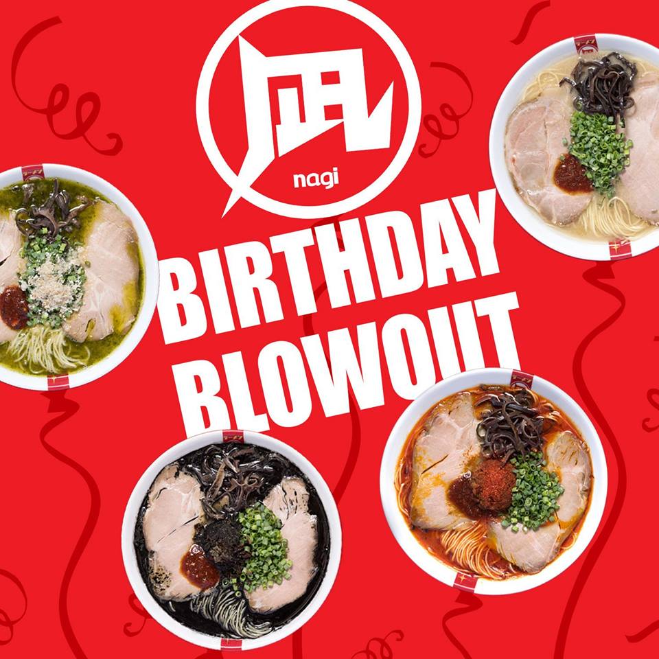 Free Ramen Nagi on Your Birthday Month! Manila On Sale