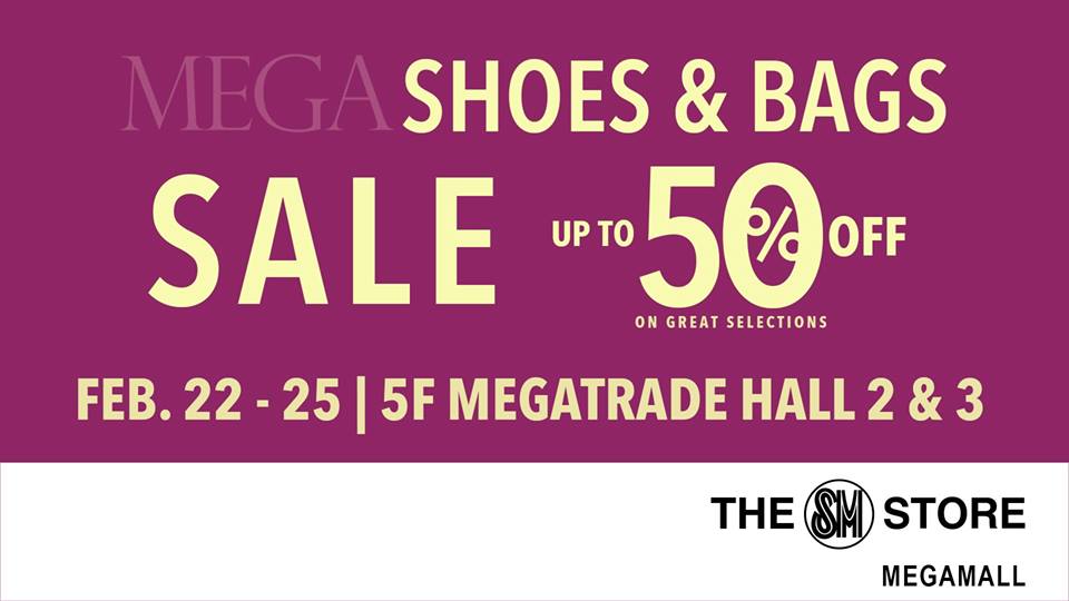 sm megamall shoes and bag sale 2019