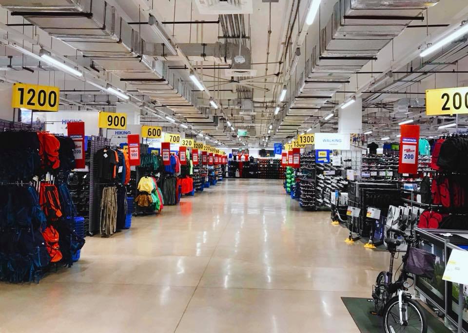 decathlon festival mall floor