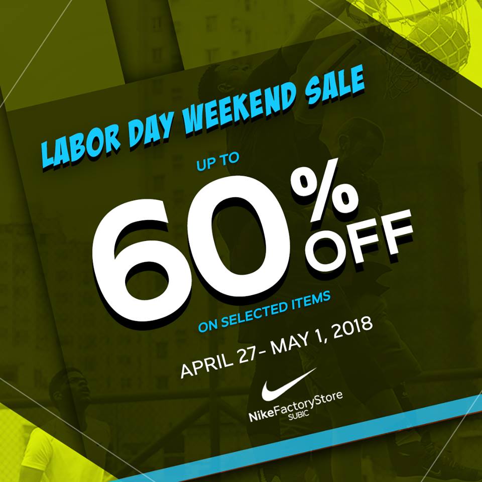 nike factory store labor day sale