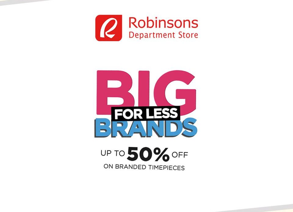 Robinsons Department Store Big Brands for Less 2018 | Manila On Sale 2020