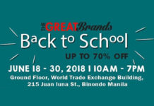 The Great Brands Back-to-School Sale in Binondo