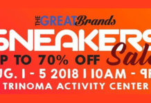 The Great Brands Sneakers Sale – August 2018