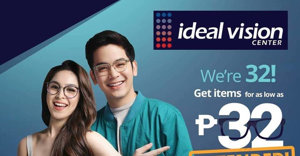 Ideal Vision Eyewear as low as Php32 August 2018 Manila On Sale