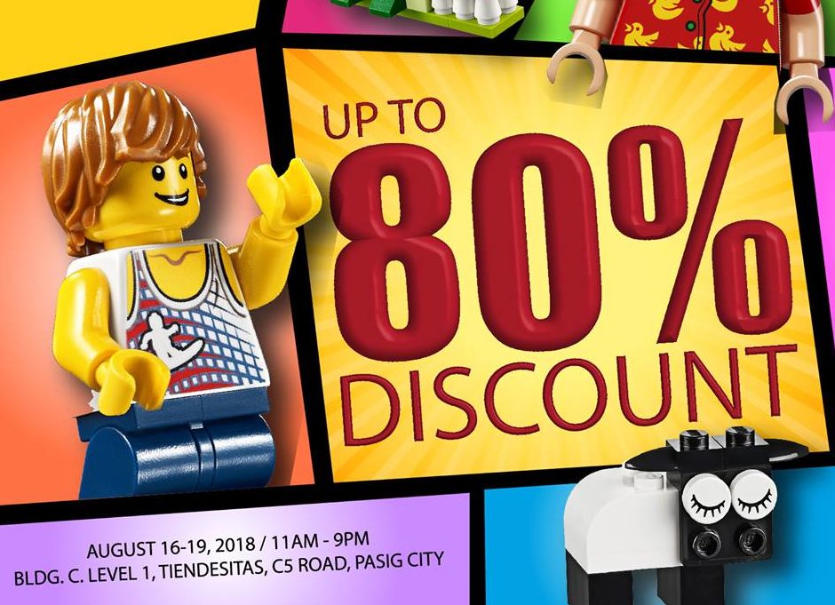 LEGO Warehouse Sale August 2018 Manila On Sale
