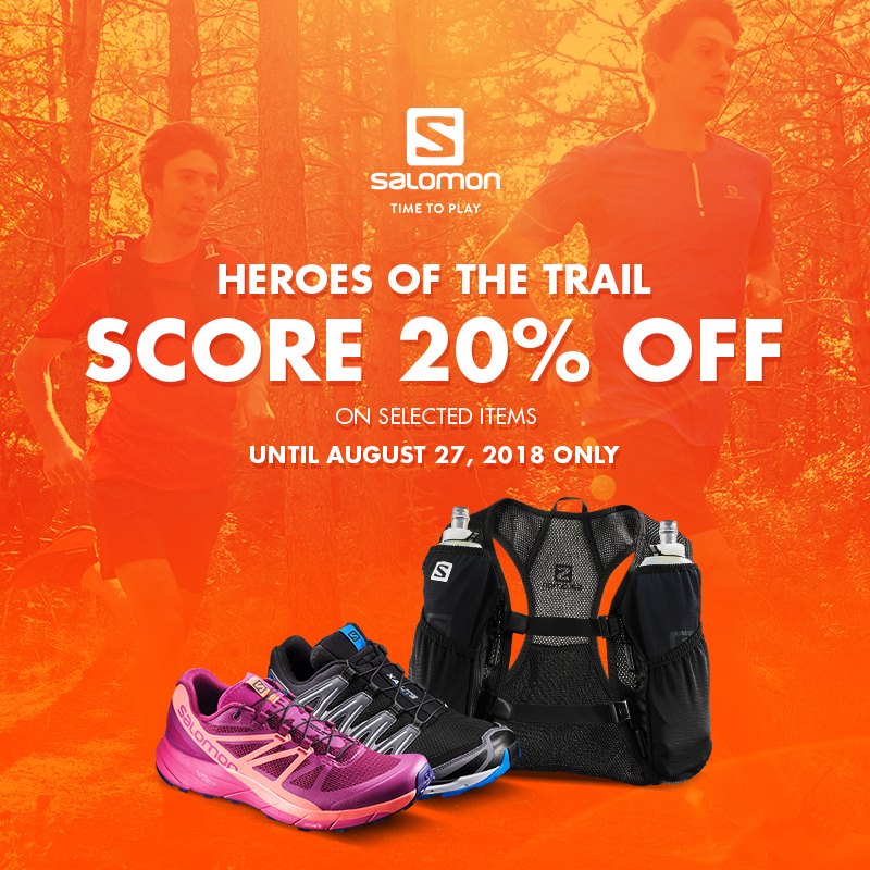 Salomon Philippines 20% OFF Promo – Aug 2018 | Manila On Sale