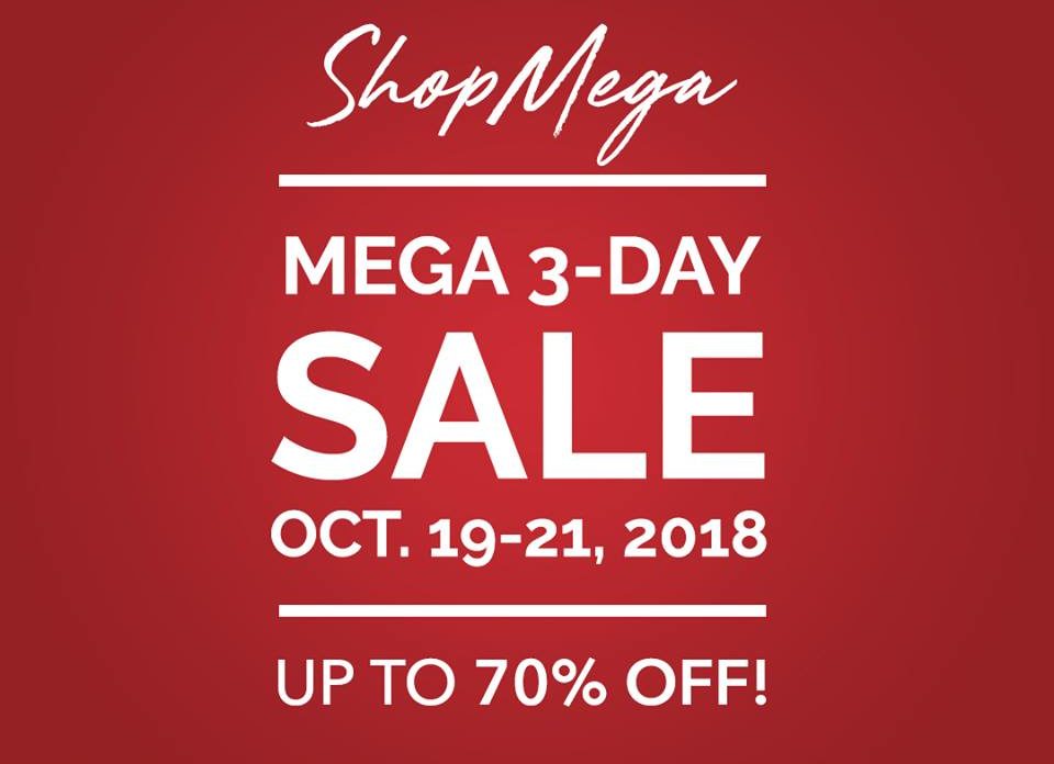 SM Megamall Mega 3 Day Sale October 2018 Manila On Sale
