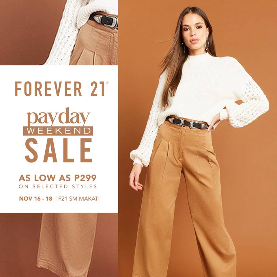 forever-21-pay-day-weekend-sale-november-2018-manila-on-sale