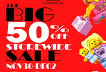 The BIG 50 Sale at LEGO Certified Store