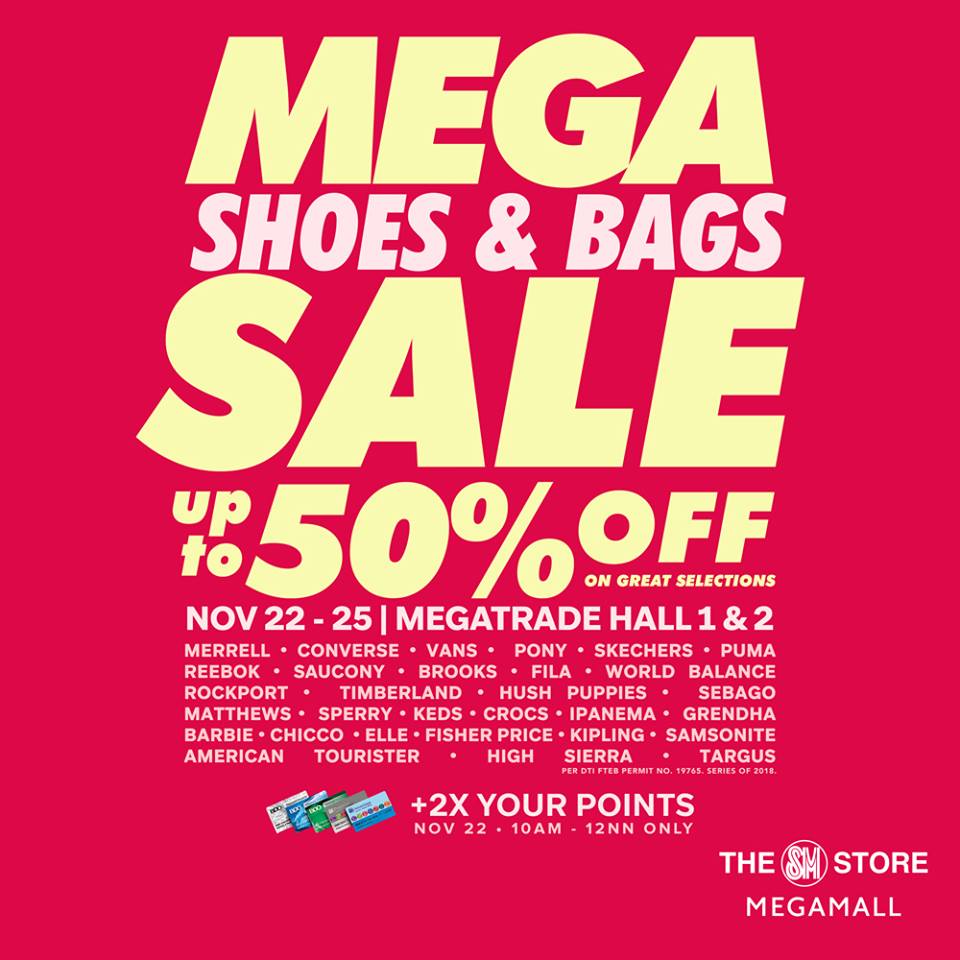 Mega Shoes and Bags Sale November 2018 