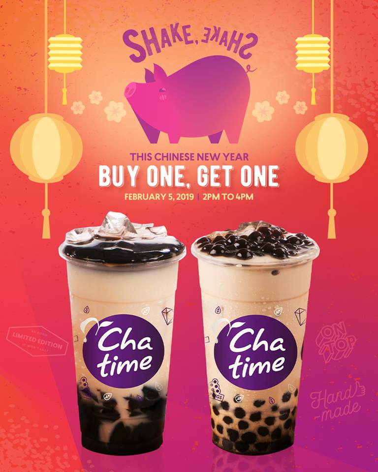 Buy 1 Take 1 Chatime Milk Tea | Manila On Sale 2020