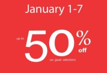 Landmark Beginning of Season Sale January 2019