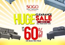 Sogo Home and Office Center HUGE CLEARANCE SALE