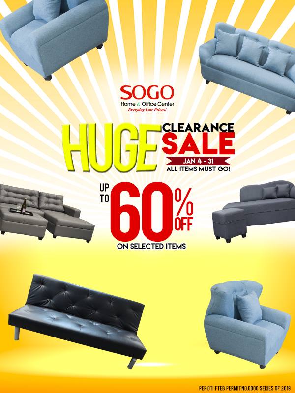 Sogo Home And Office Center Huge Clearance Sale Manila On Sale 2020