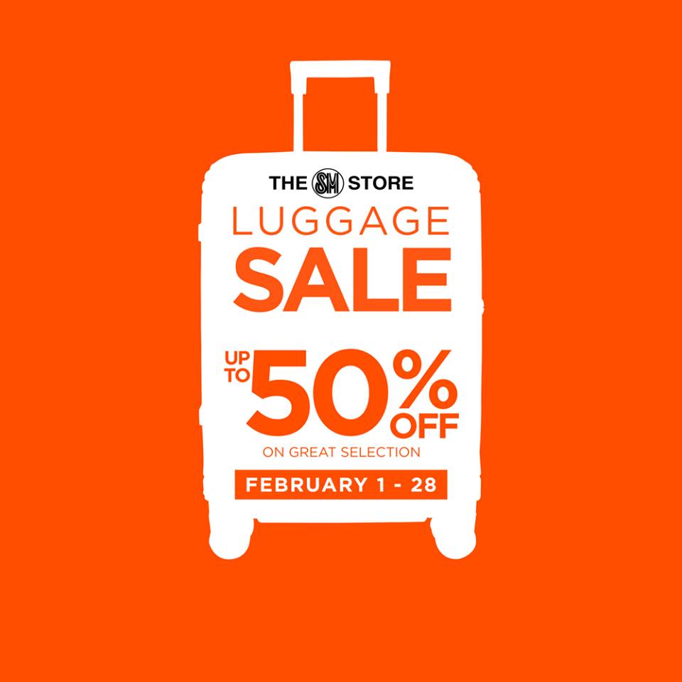 The SM Store Luggage Sale February 2019 | Manila On Sale 2020
