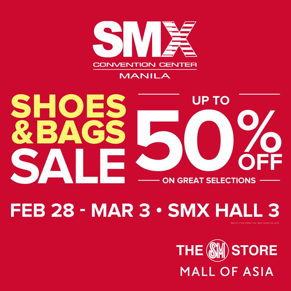 SMX Shoes and Bags Sale February 2019 – Salezone Philippines
