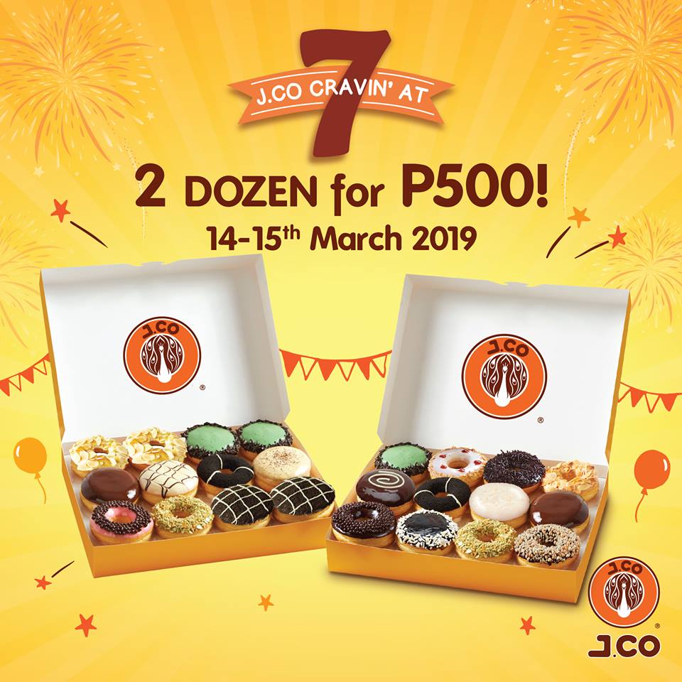 J.Co Donuts Food Promo March 2019 Manila On Sale