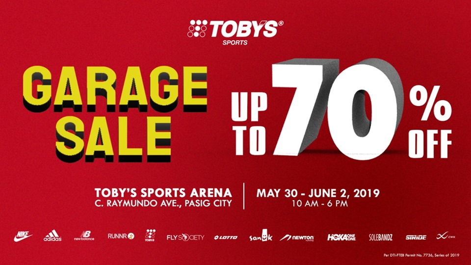 Toby's Sports Garage Sale 2019 | Manila On Sale
