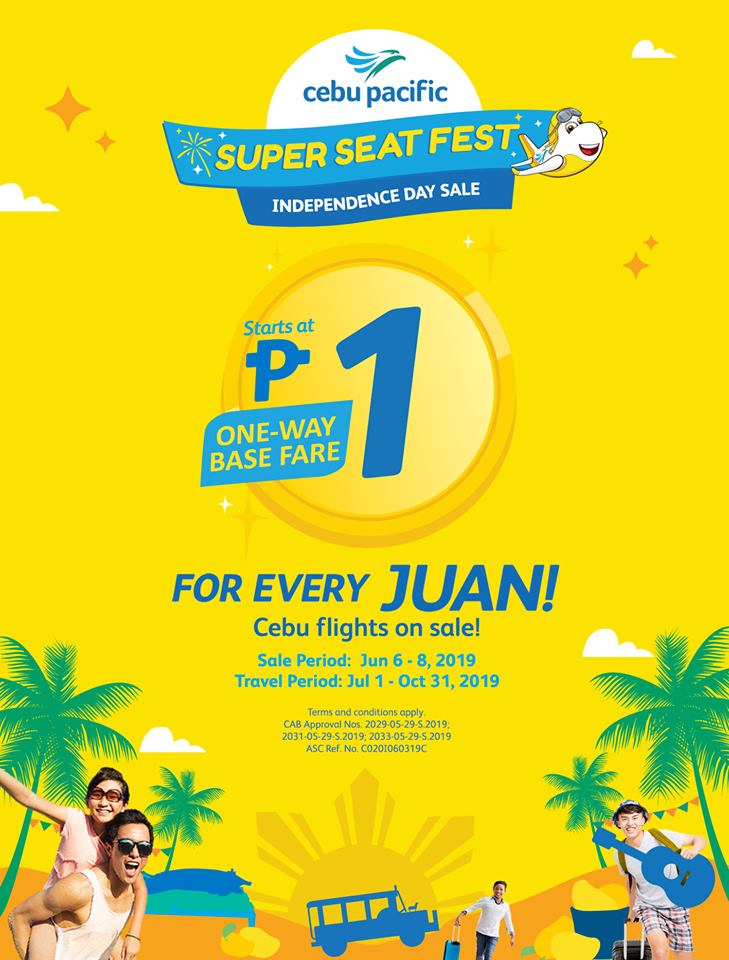 Cebu Pacific Independence Day Sale June 2019 Manila On Sale