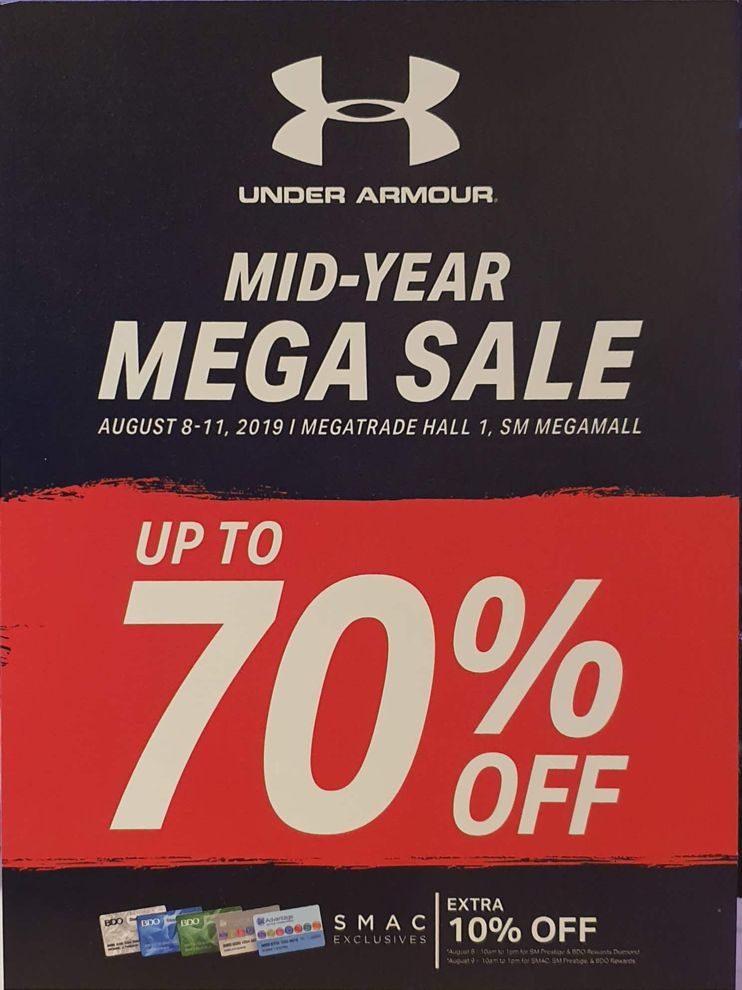 Under Armour Mid Year Mega Sale August 