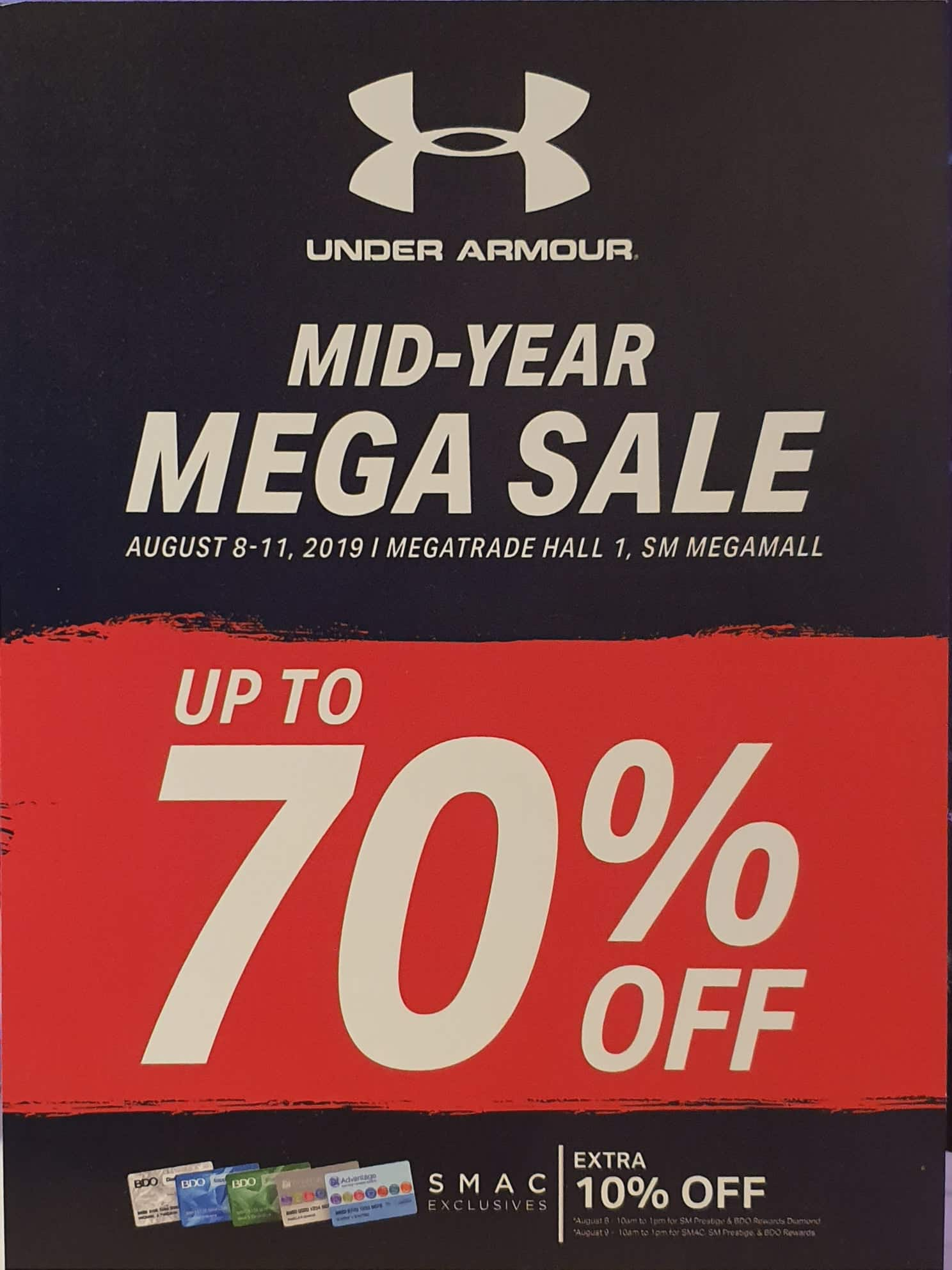 under armour semi annual sale 2019