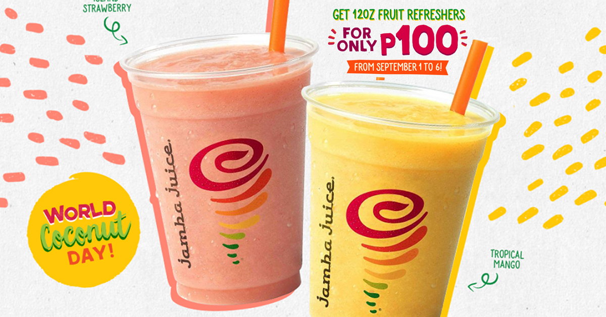 Jamba Juice World Coconut Day Promo Sept 2019 Manila On Sale