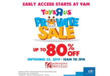 Toys “R” Us Private Sale in Robinsons Metro East