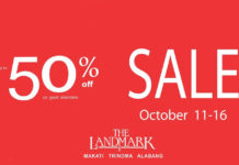 The Landmark Pre-Holiday Sale – Oct 2019