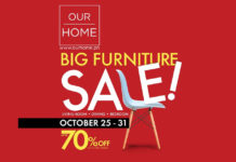 Our Home Big Furniture Sale – Oct 2019
