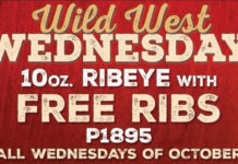 Texas Roadhouse PH Wild West Wednesday Promo
