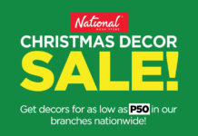 National Book Store Christmas Decor Sale – Oct 2019