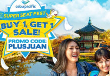CebuPac Buy 1 Get 1 Seat Sale – Nov 2019
