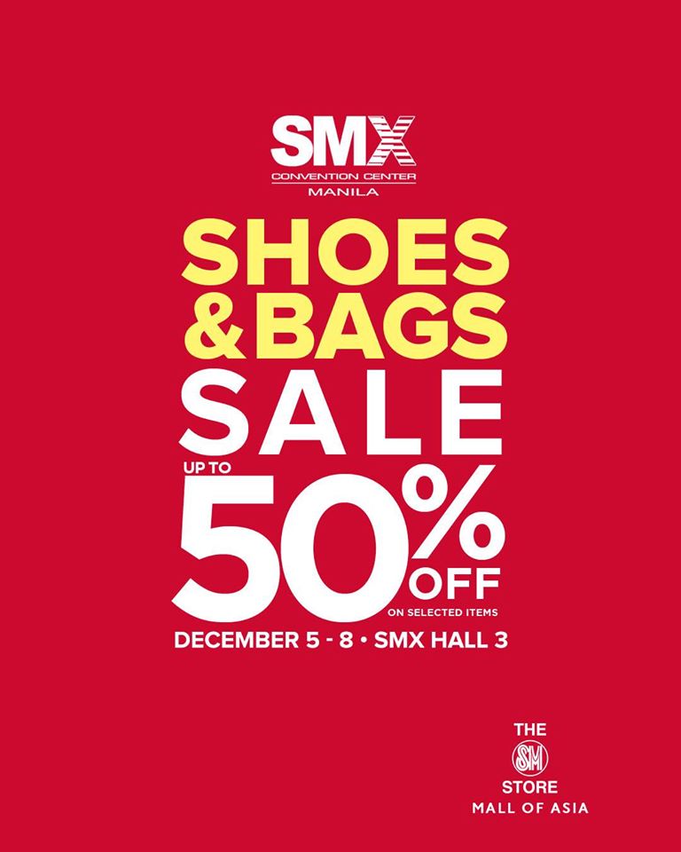 SMX Shoes and Bags Sale December 2019 Manila On Sale