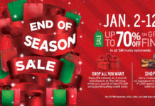 SM Malls End of Season Sale – Jan 2020