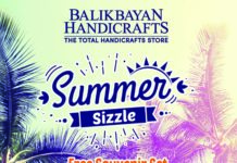 Balikbayan Handicrafts Summer Sizzle Promo March 2020
