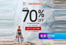 Merrell 70% OFF at Lazada Bounce Back Sale