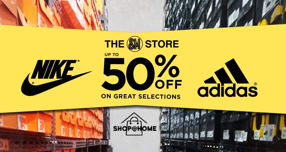 Nike and Adidas Sale at The SM Store 
