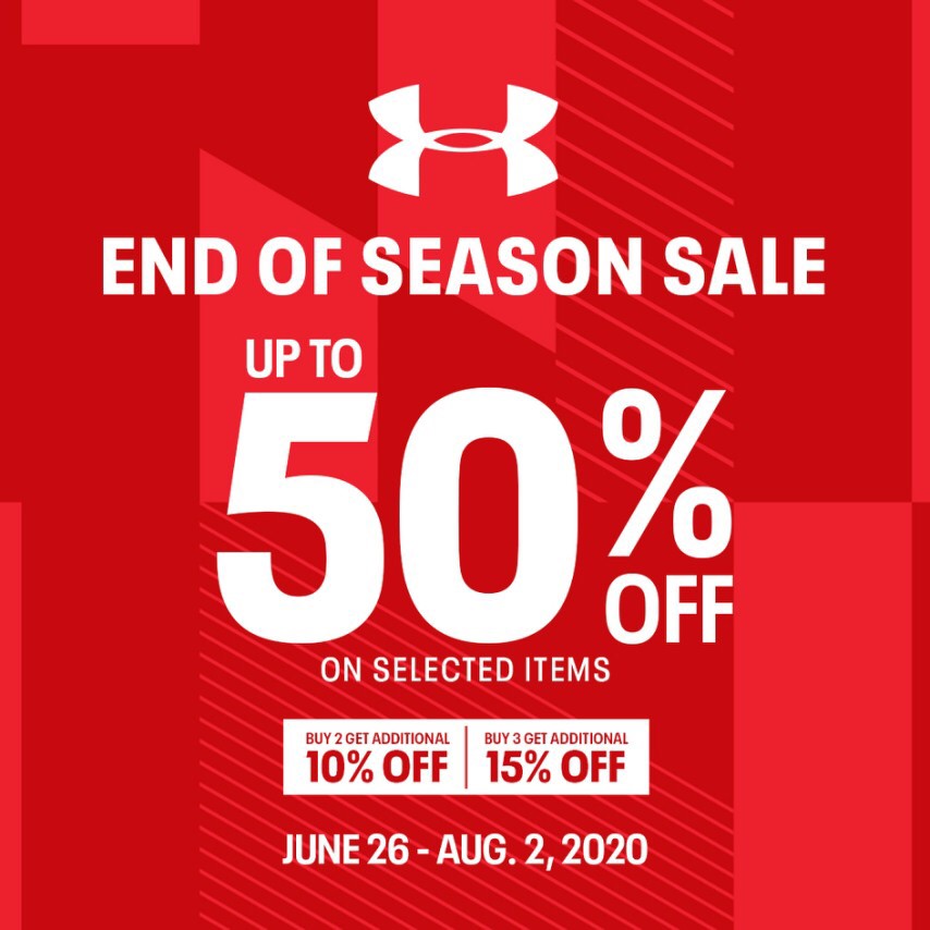 Under Armour End of Season Sale June August 2020 Manila On Sale
